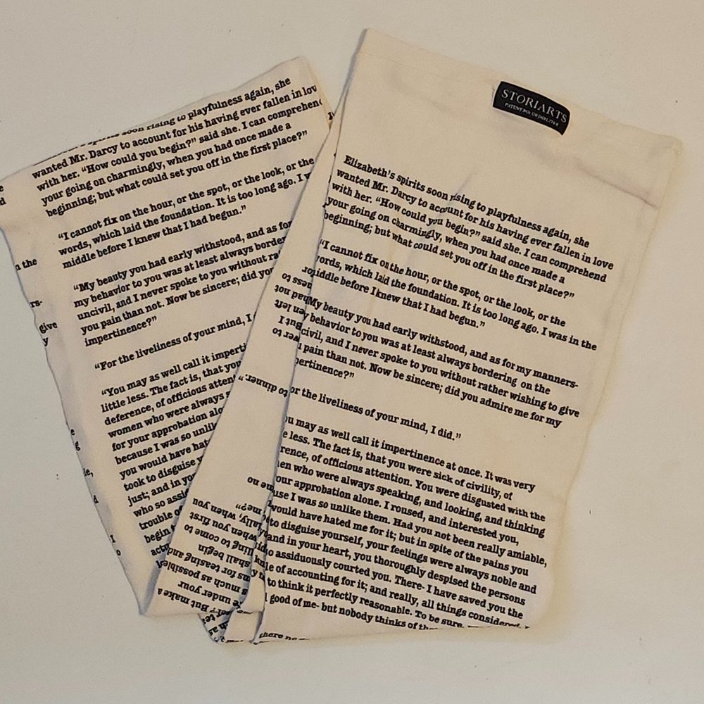 STORIARTS Pride and Prejudice Book Scarf (FIRST EDITION) Jane Austen Classics